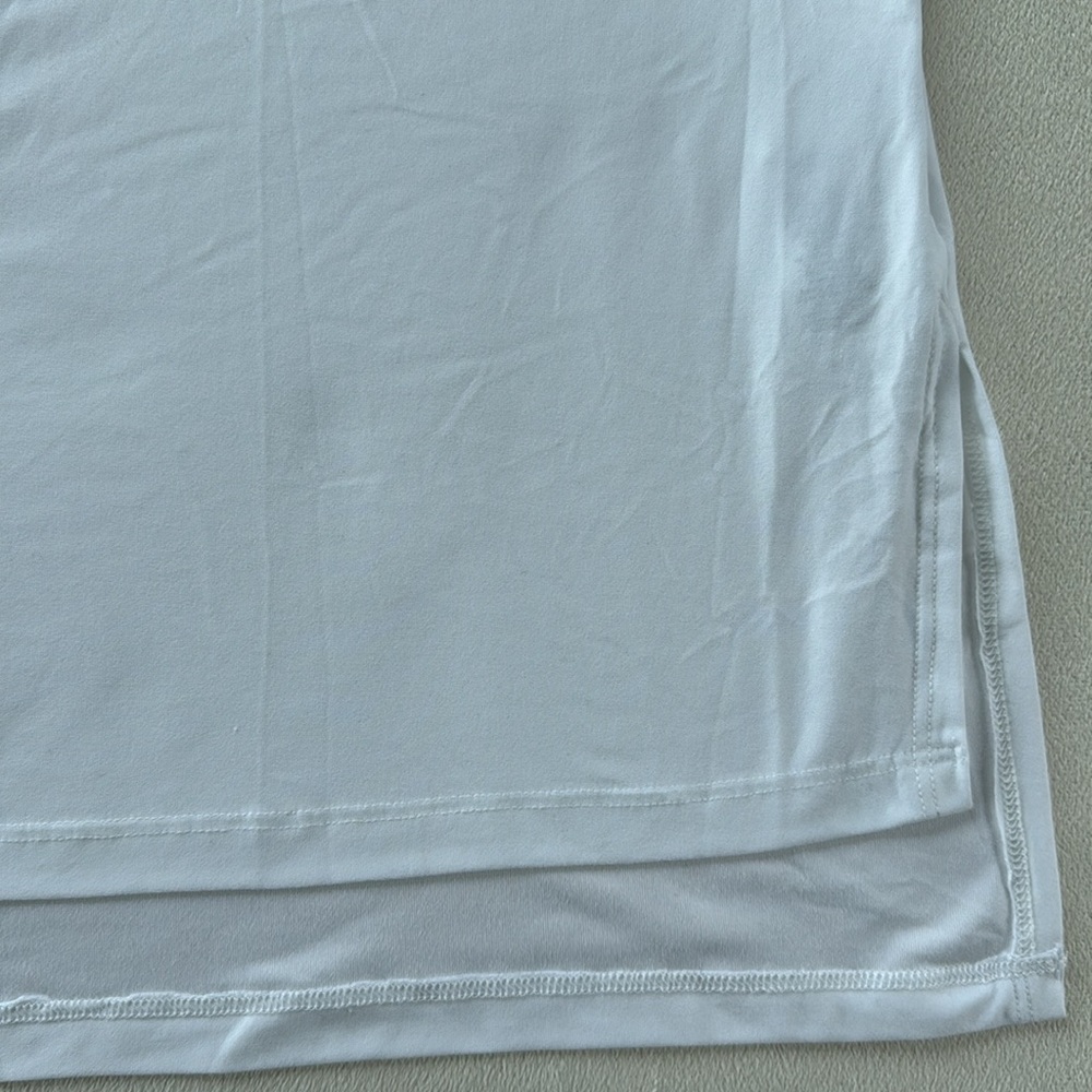 NWOT Beyond Yoga Split Up Long Tee - Picture 5 of 9